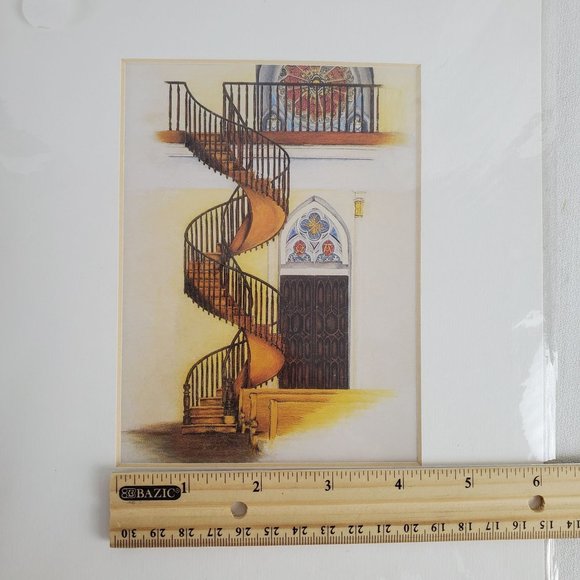 The Miraculous Staircase Print by Artist MMK Brokaw 10" x 8" - Picture 7 of 7